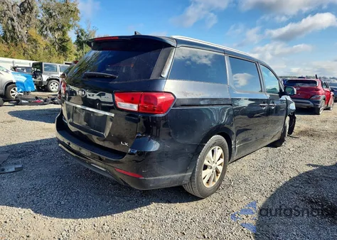 2017 Kia Sedona Lx z USA, uszkodzony, nr VIN KNDMB5C16H6313768